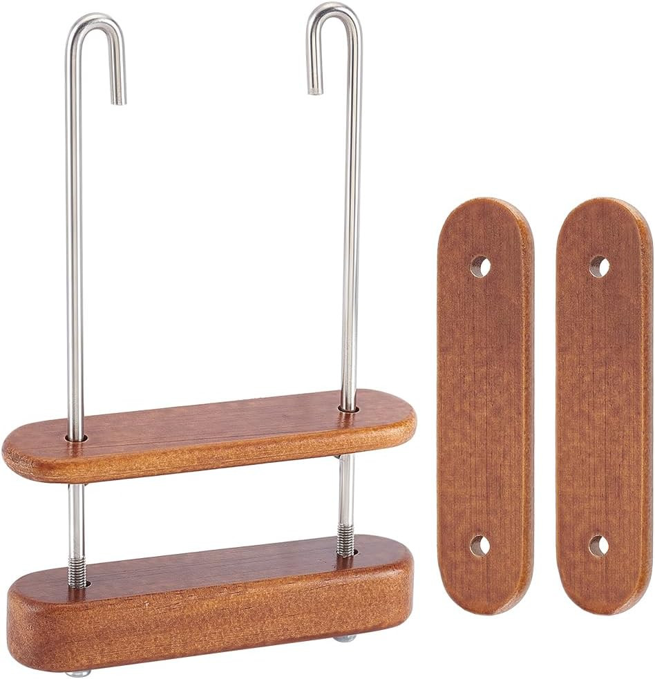 Wooden Weaving Clamp, Backstrap Weaving Horse Bar, Waist Belt Weaving Clamp, Wea