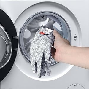 2PCS Cut Resistant Gloves, Cutting Gloves Level 5 Protection for Kitchen