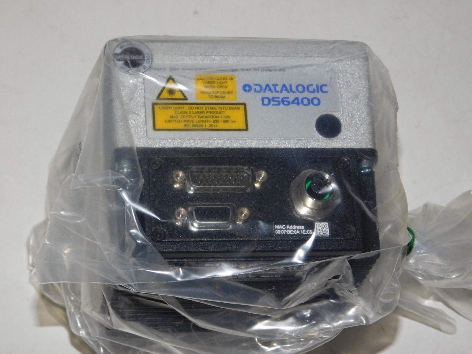New Datalogic DS6400-105-012 Fixed Automation Laser Barcode Scanner Reader Unit