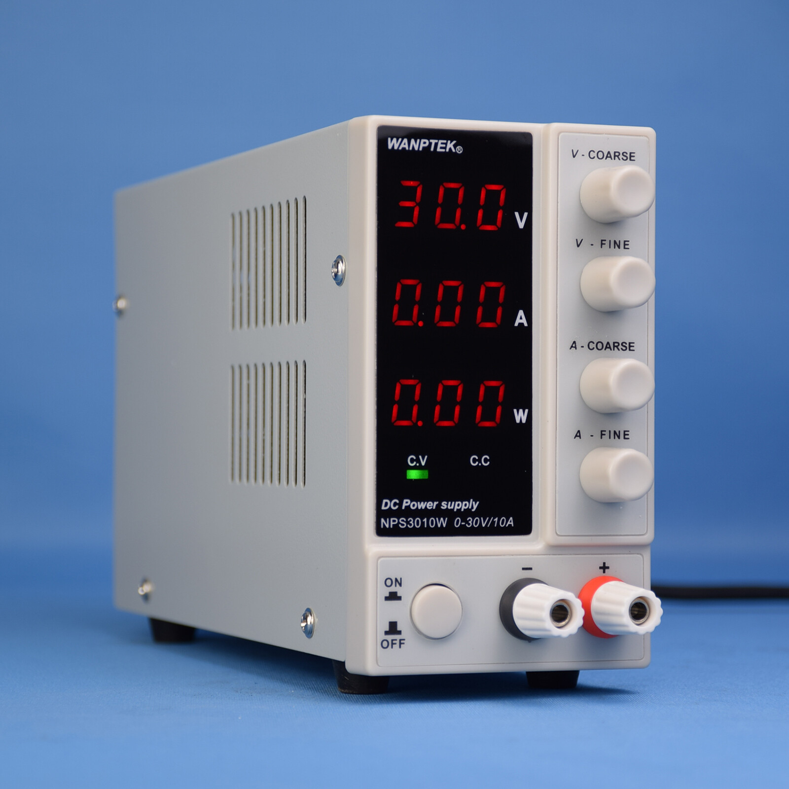 Variable Regulated Benchtop Power Source Lab DC Power Supply Digital Display