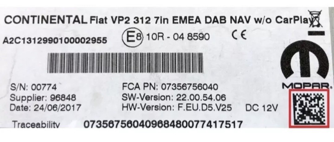 ✅ Fiat Alfa Romeo Continental MOPAR Radio Code Unlock | Fast Digital ✅
