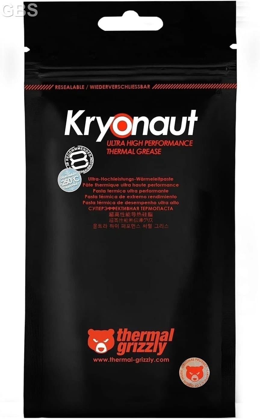 Thermal Grizzly Kryonaut theHigh Performance Thermal Paste Cooling All Processor