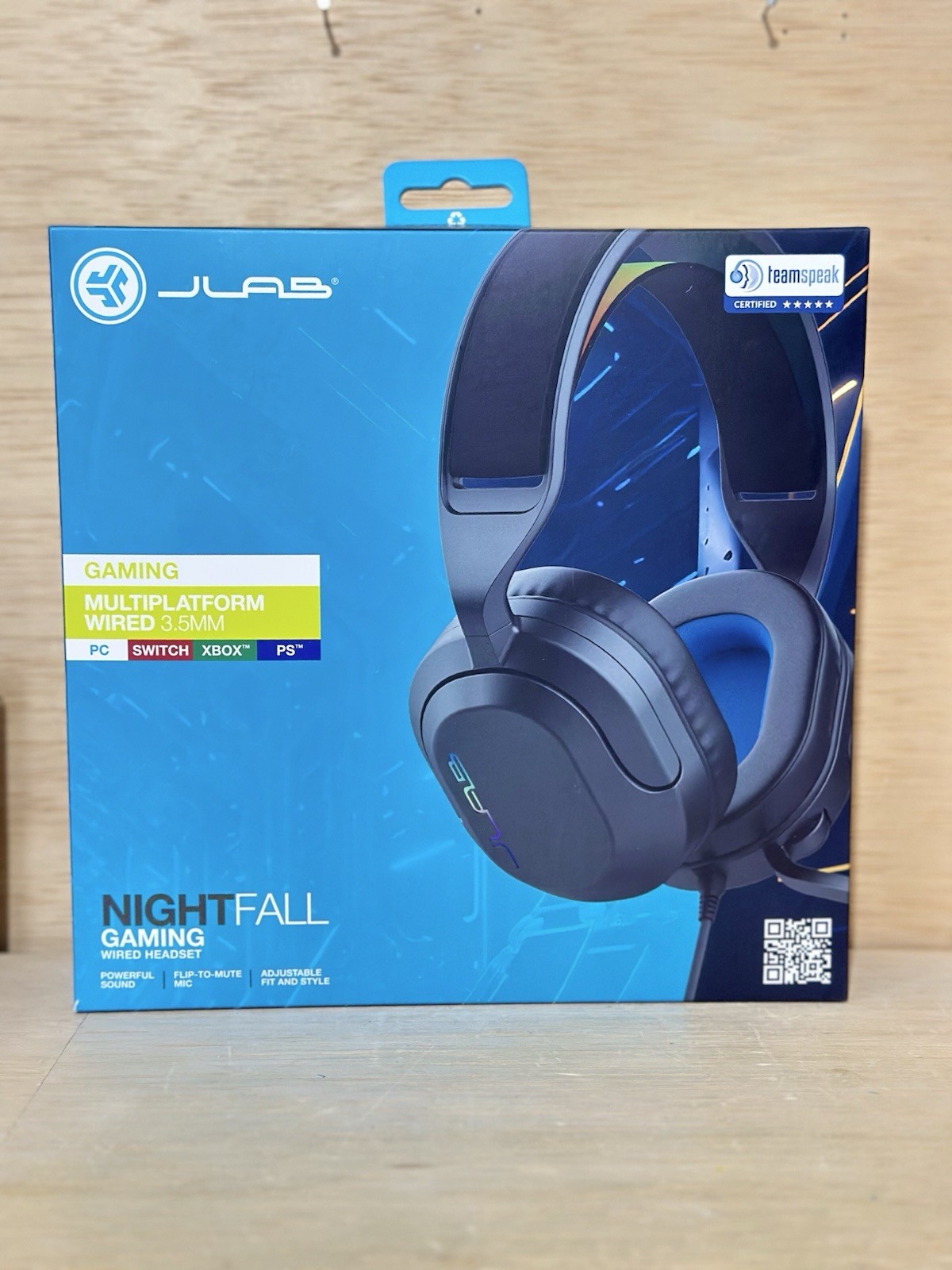 JLAB Gaming Multi Platform Wire Knightfall Wire Headset- Powerful Sound