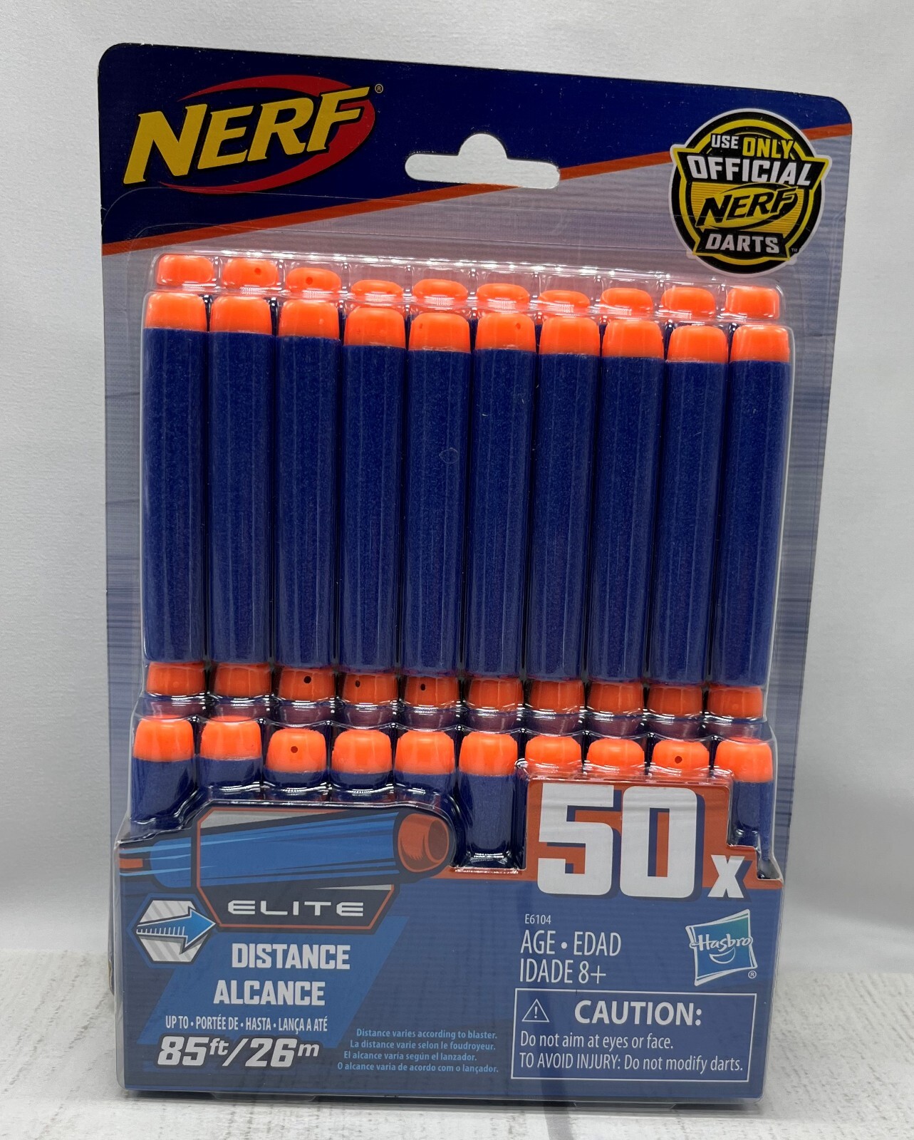 Hasbro - Nerf Official 50x Dart Elite Distance Refill Pack - New