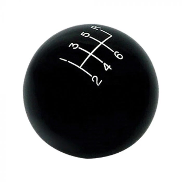 6 speed engraved shifter shift knob BLACK : 9/16"-18 for 1997-2004 C5 Corvette
