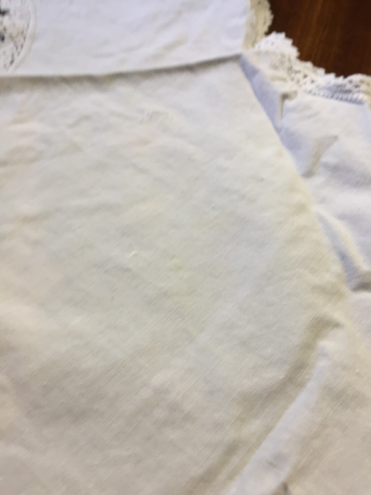 Bread or Bun Basket Liner Embroidered Simple Design