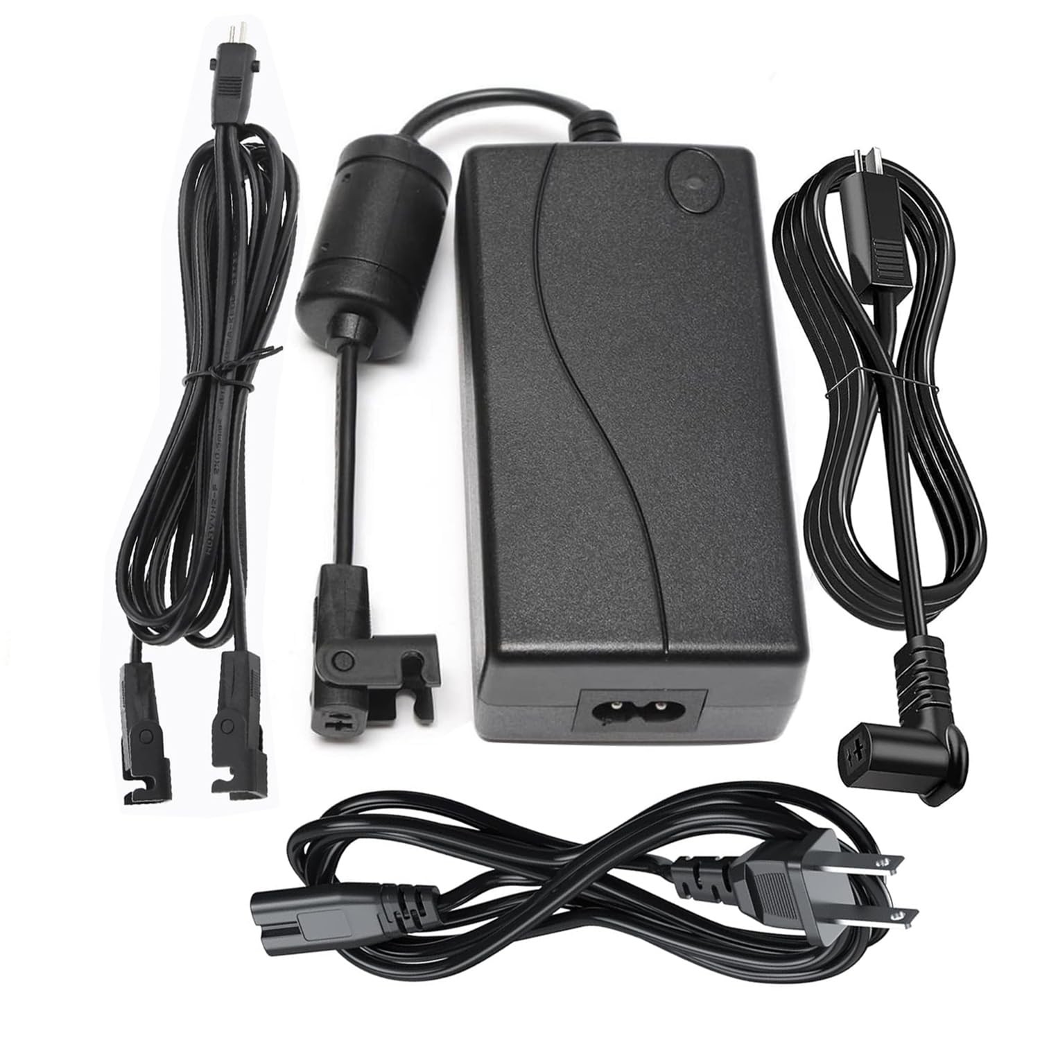 Universal Dual Motor Power Supply Transformer with AC Cord, L black