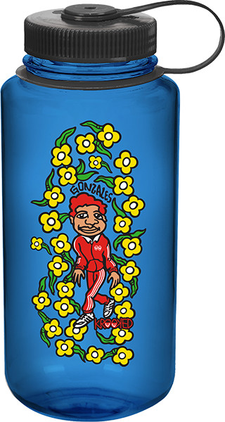 KROOKED GONZ SWEATPANTS WATER BOTTLE BLUE