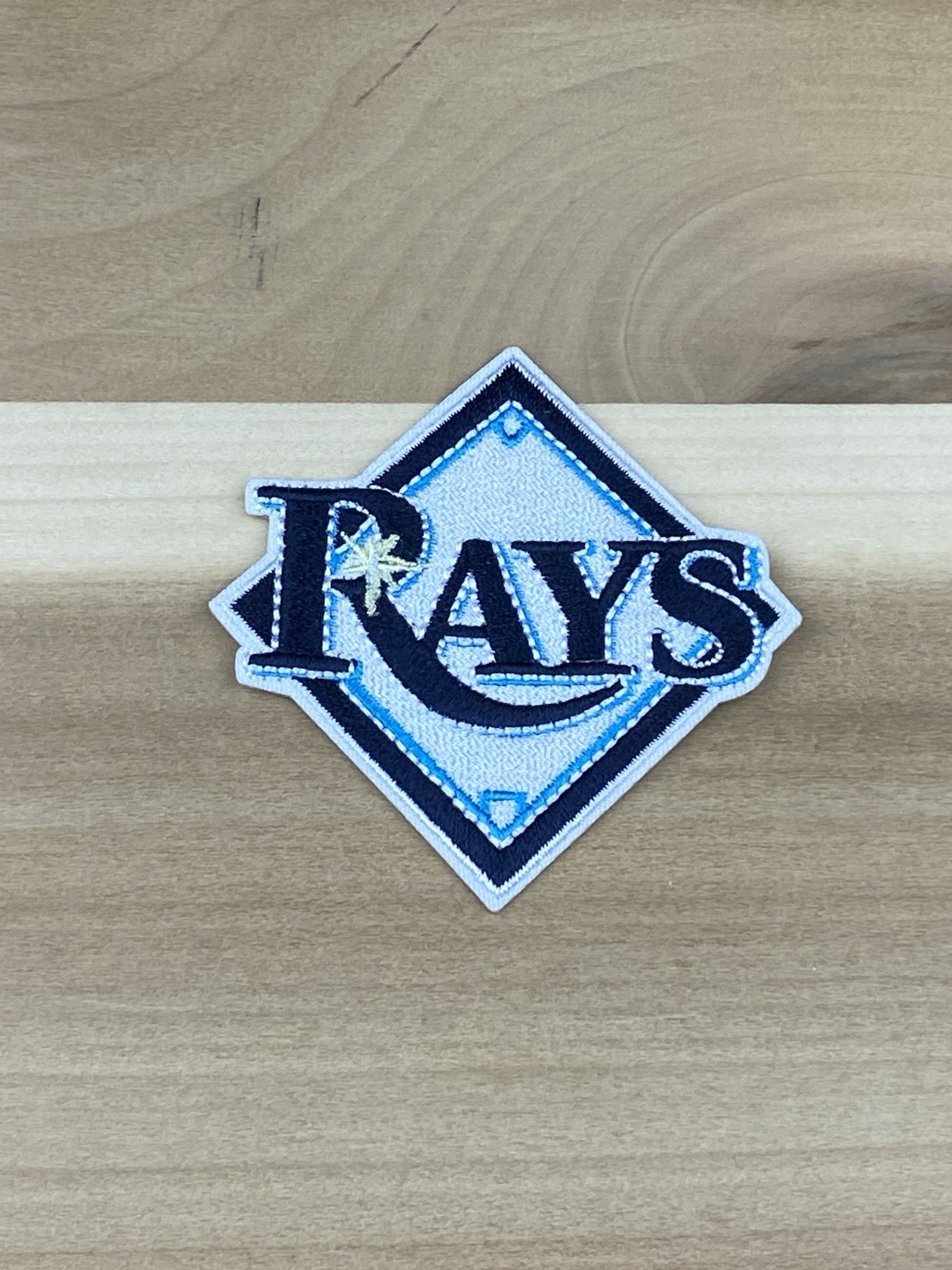 TAMPA BAY RAYS EMBROIDERED IRON ON PATCH MLB BASEBALL 3”