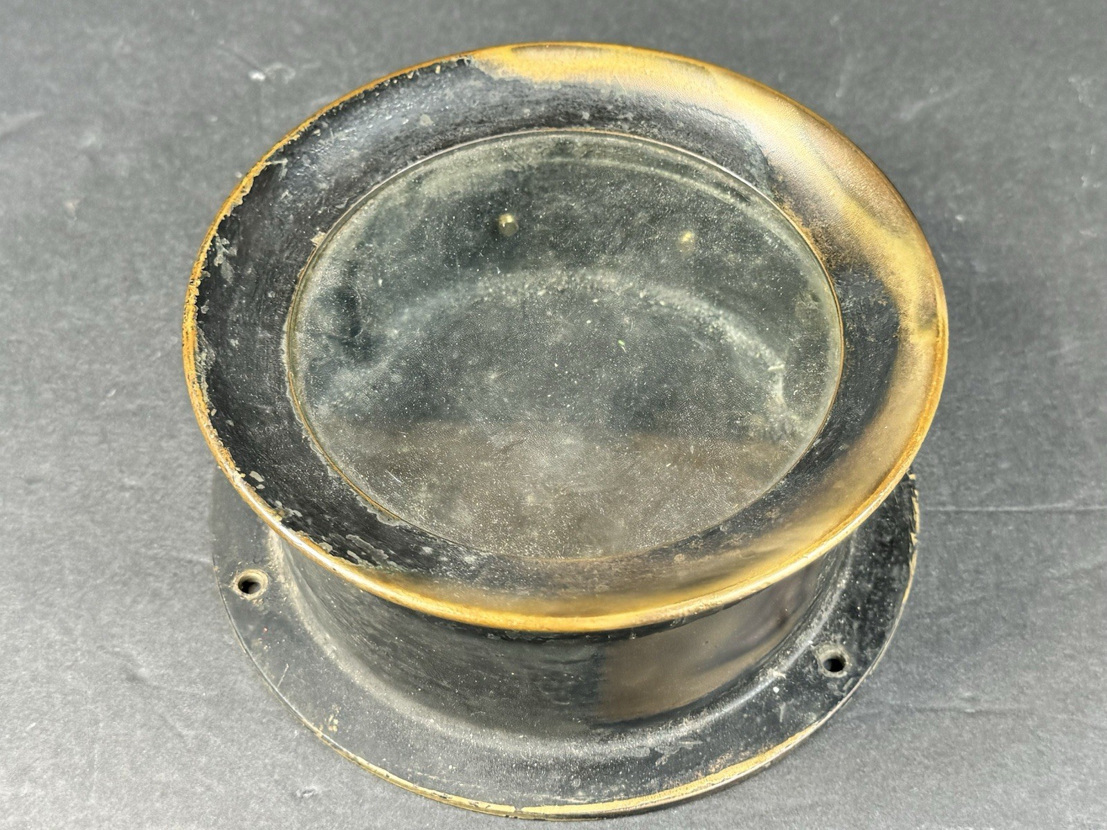 Vtg Steam Pressure Gauge Caseing