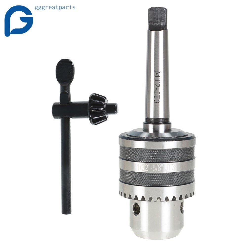 1/32" - 5/8"  Heavy Duty Drill Chuck With 2MT Shank Drill Chuck Keyed
