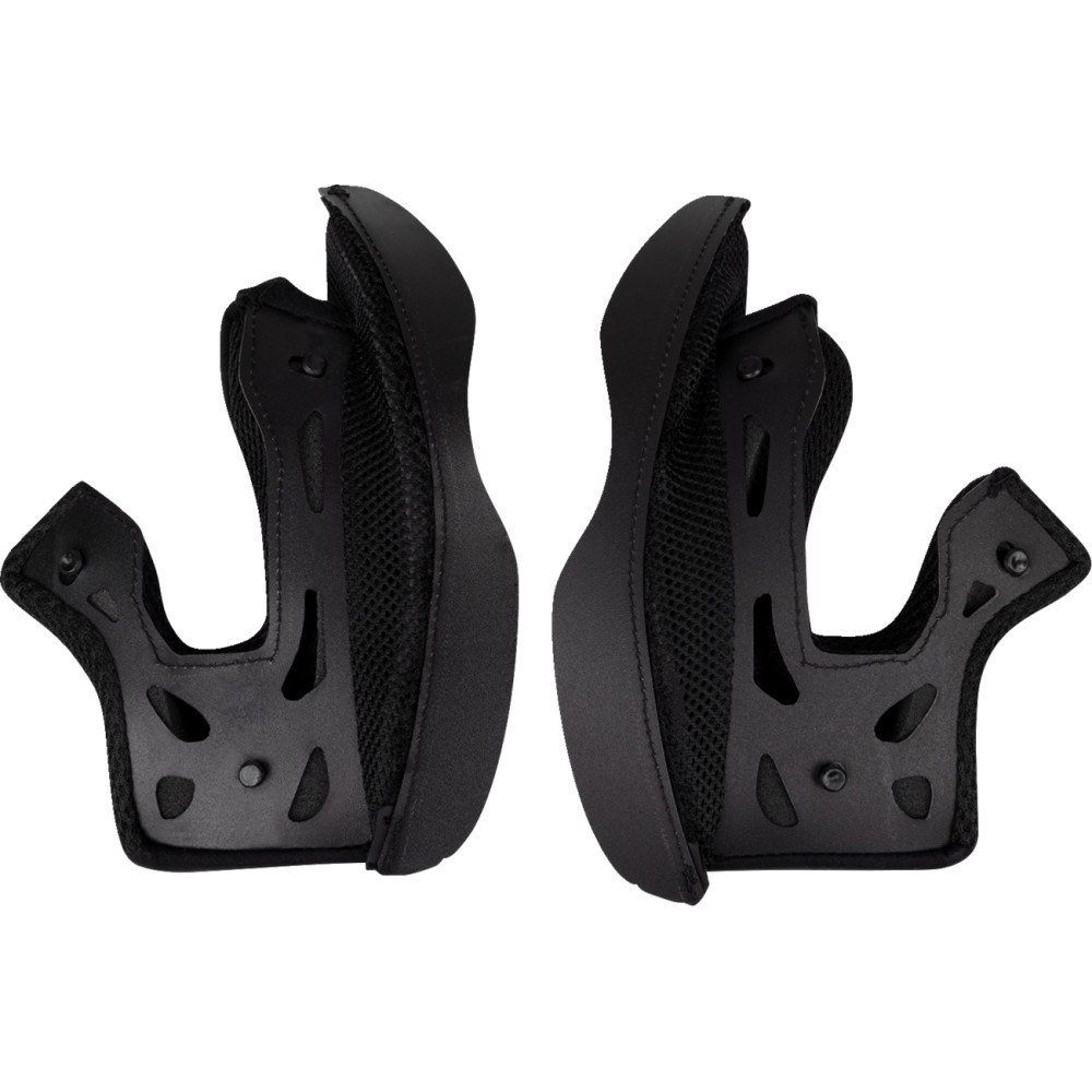 Moose Racing 0134-3198 Cheek Pads for Air Intake Helmets - Black - Lg
