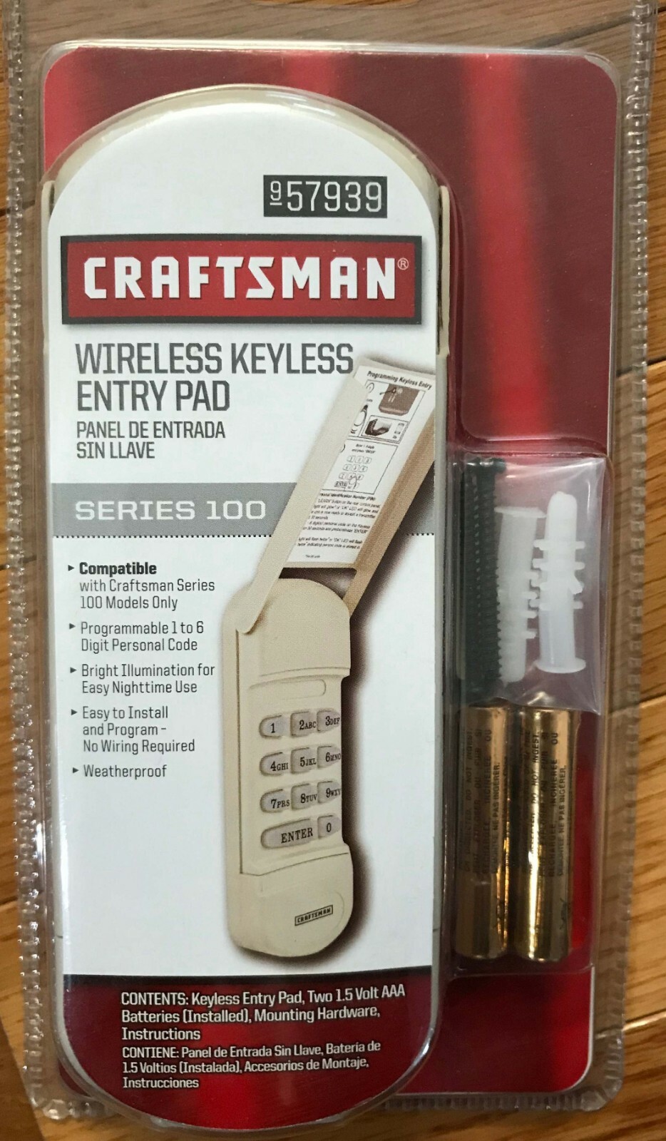 Craftsman Wireless Keyless Entry Pad 957939 NOS Series 100 (A23) Brand New