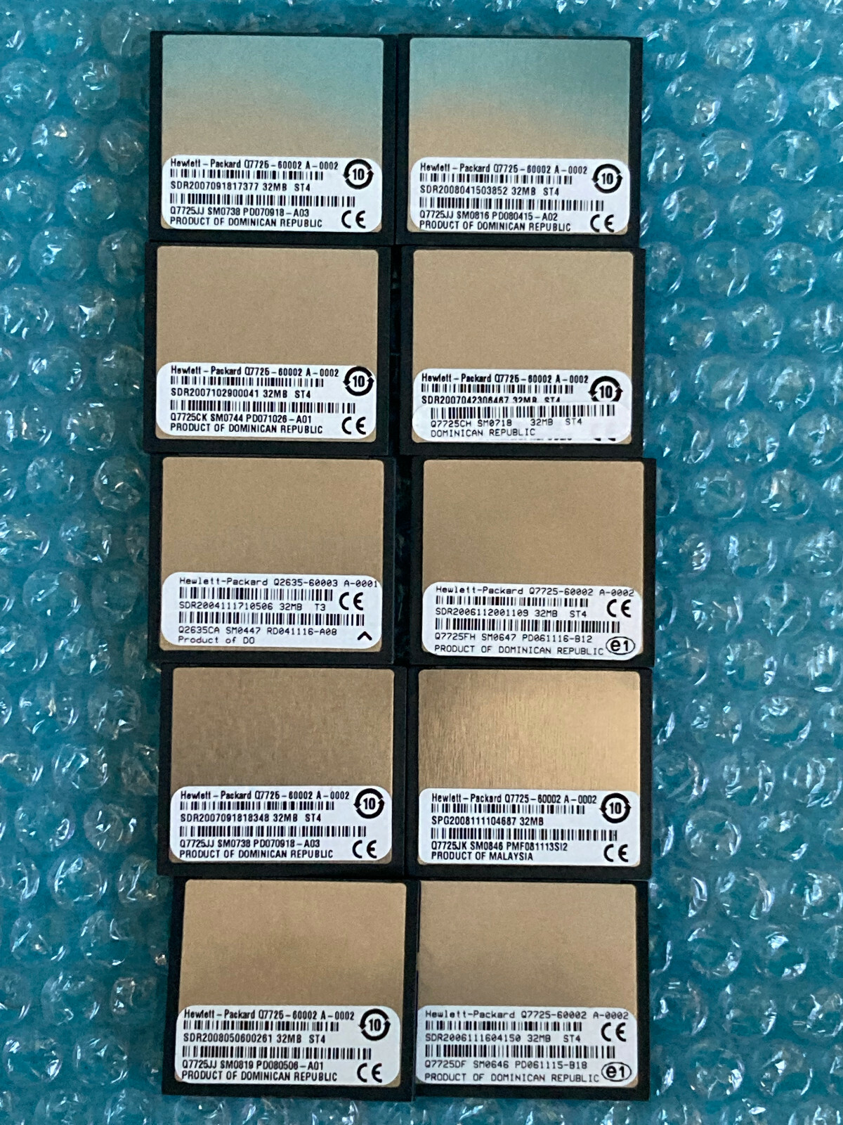 10 EA - 32MB CFM Compact Flash Memory Module