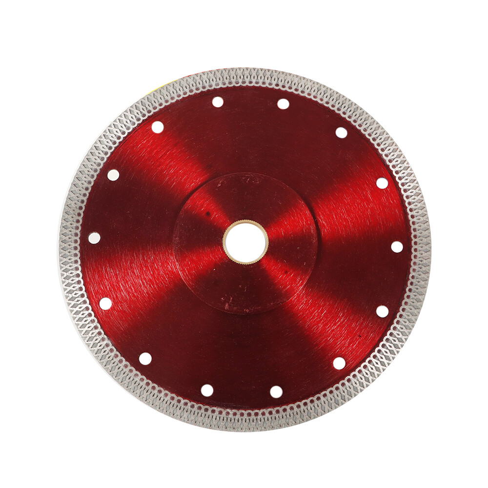 Super Thin Diamond Porcelain Cutting Blade Tile Blade For Cutting 7 inch Red