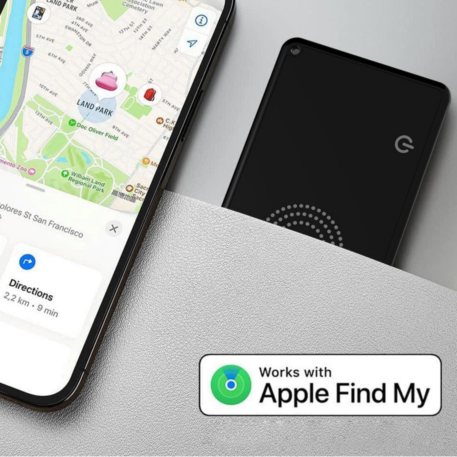New Bluetooth Wireless Charging Smart Card Tracker Ultra-Thin ABS Wallet Tracker