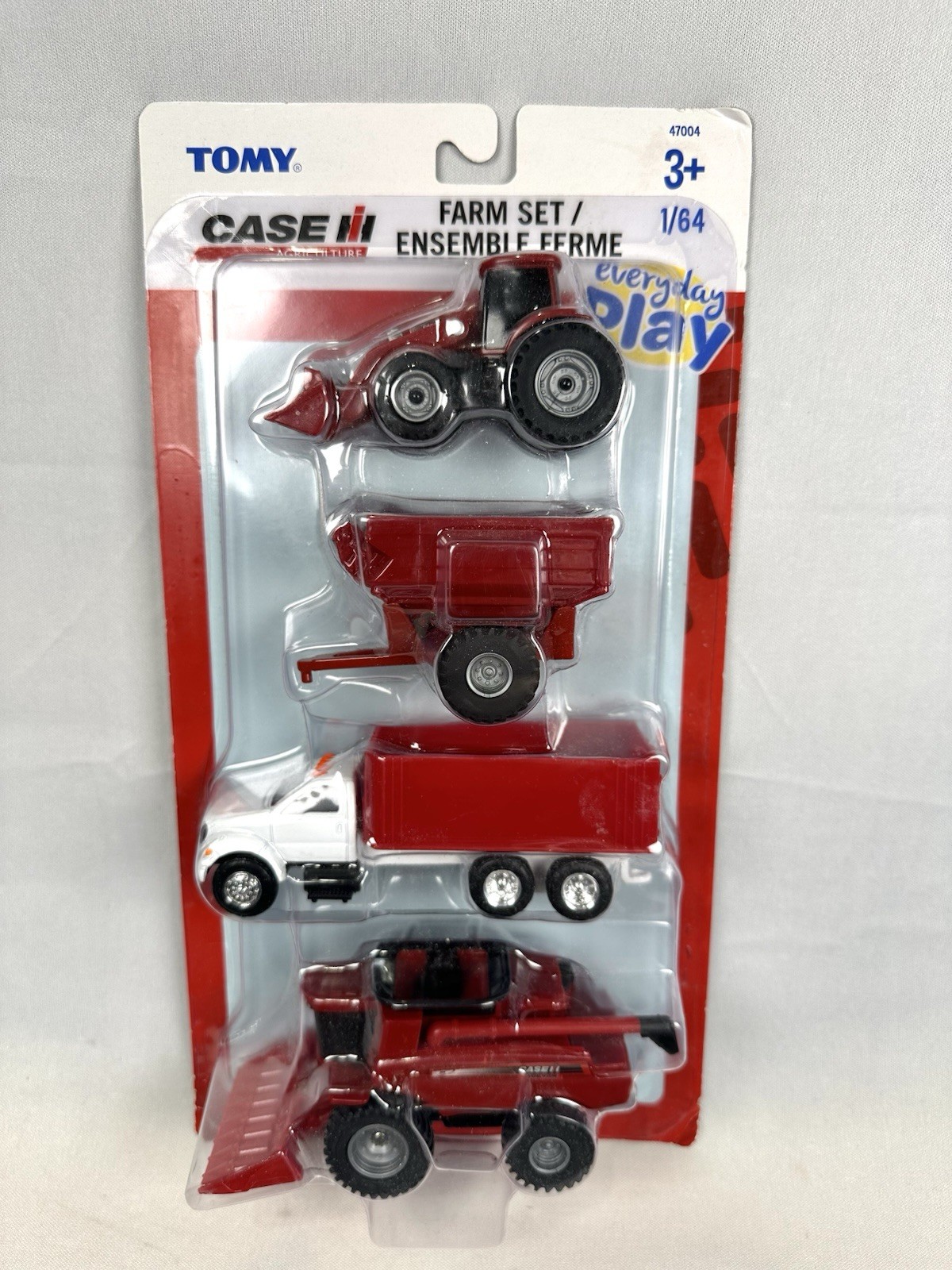 1:64 Case IH Farm 4 Piece Play Set By Tomy Item #47004