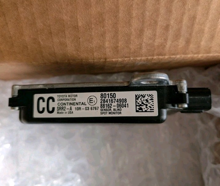 2016-2017  TOYOTA CAMRY BLIND SPOT MONITOR SENSOR MODULE OEM 88162-06041 CC