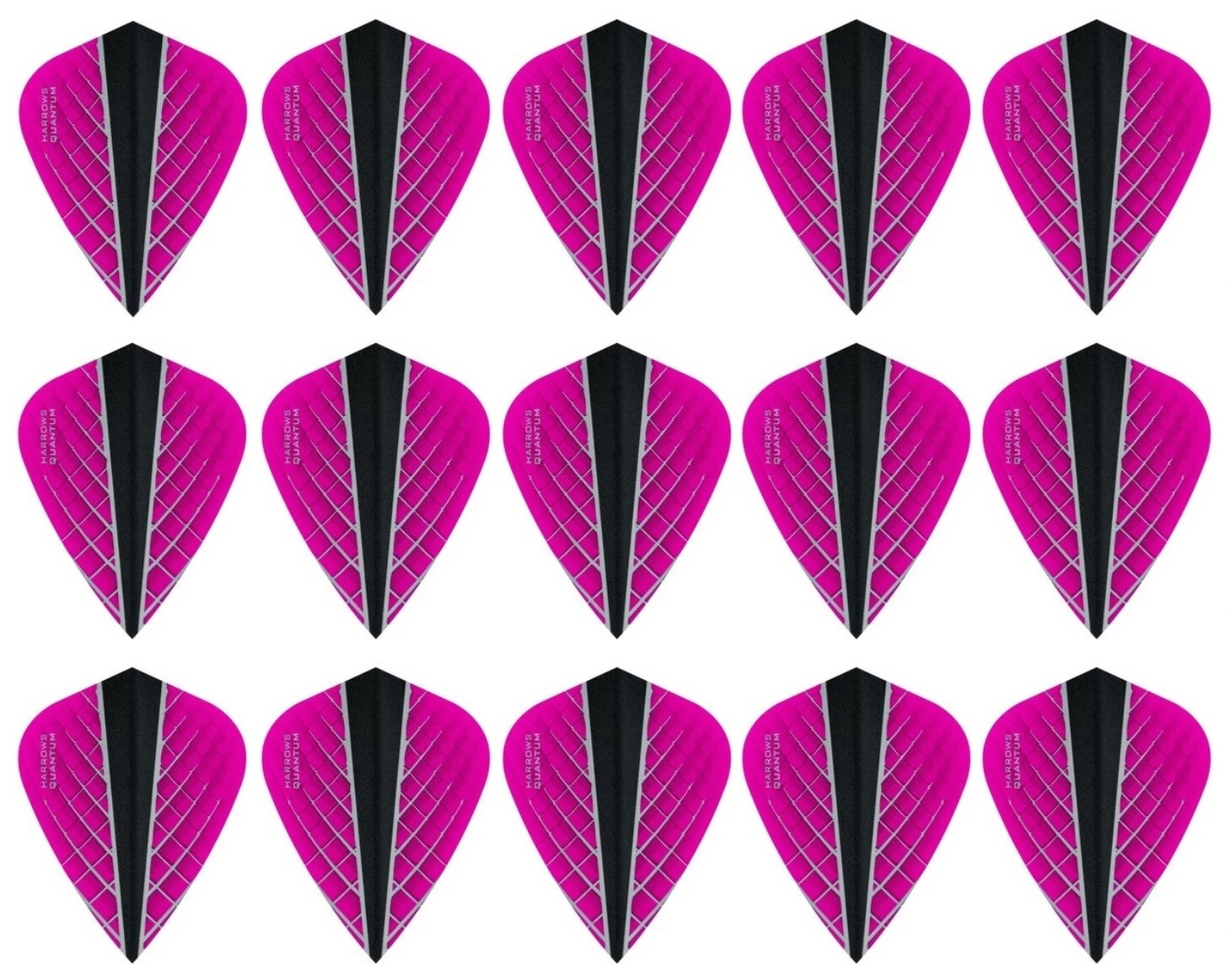 5 New Sets Harrows Quantum X Kite Dart Flights - Ships w/ Tracking - Pink