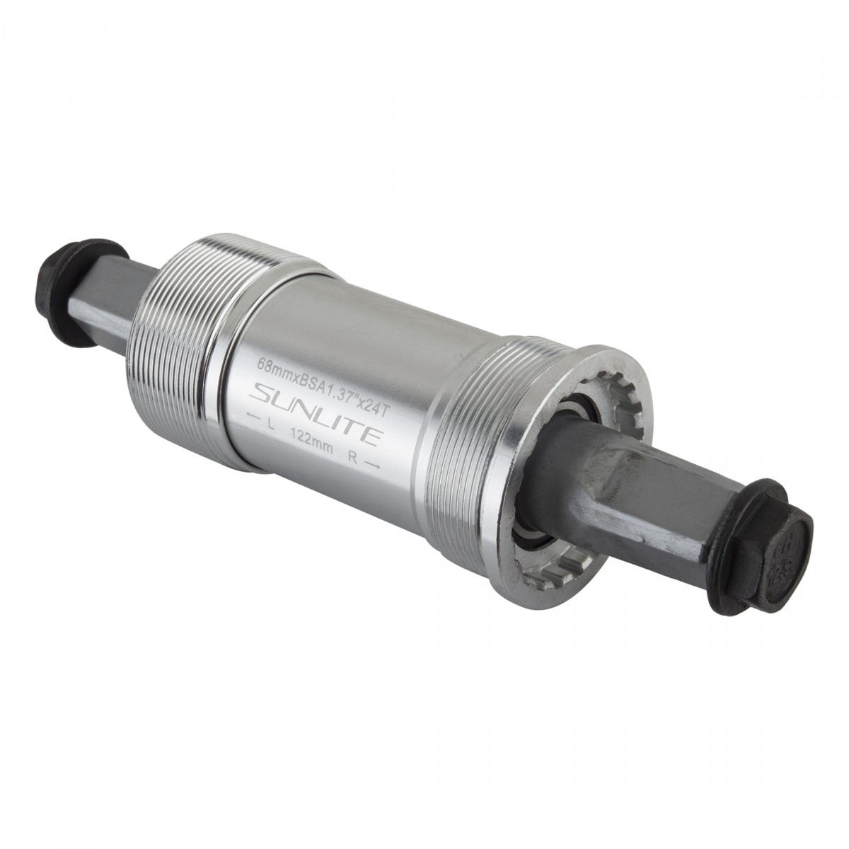 Sunlite SL-55 Square Taper JIS 68x122 Spindle Sealed Bearings BSA Bottom Bracket