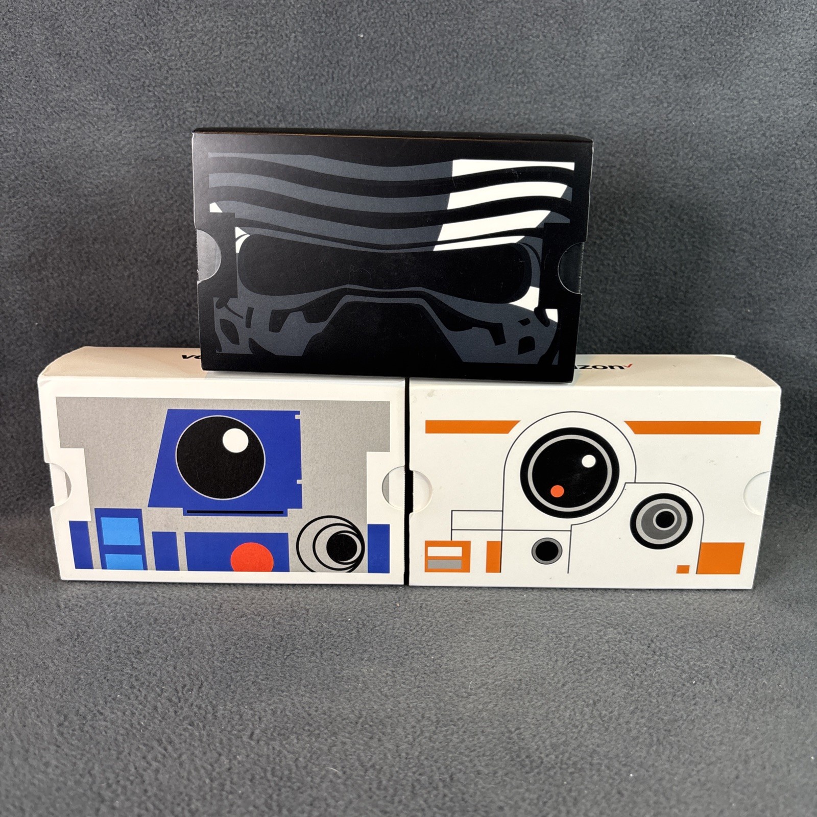Star Wars Force Awakens Google Cardboard 3D VR Glasses - Kyle Ren, R2D2, & BB8