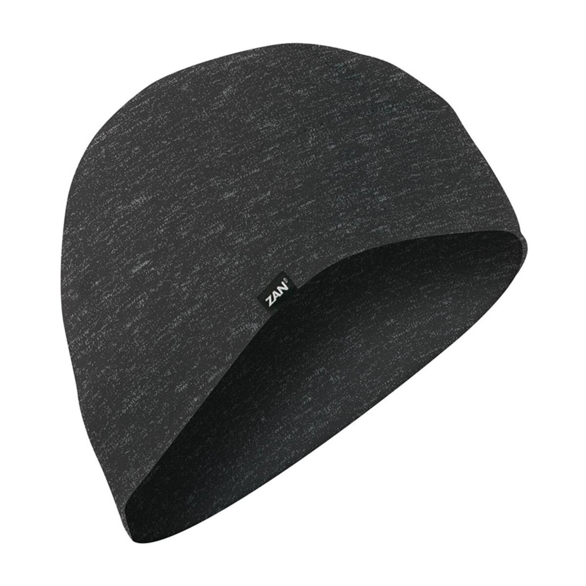 Zan Headgear Charcoal Leather Sportflex Series Beanie - WHLL410