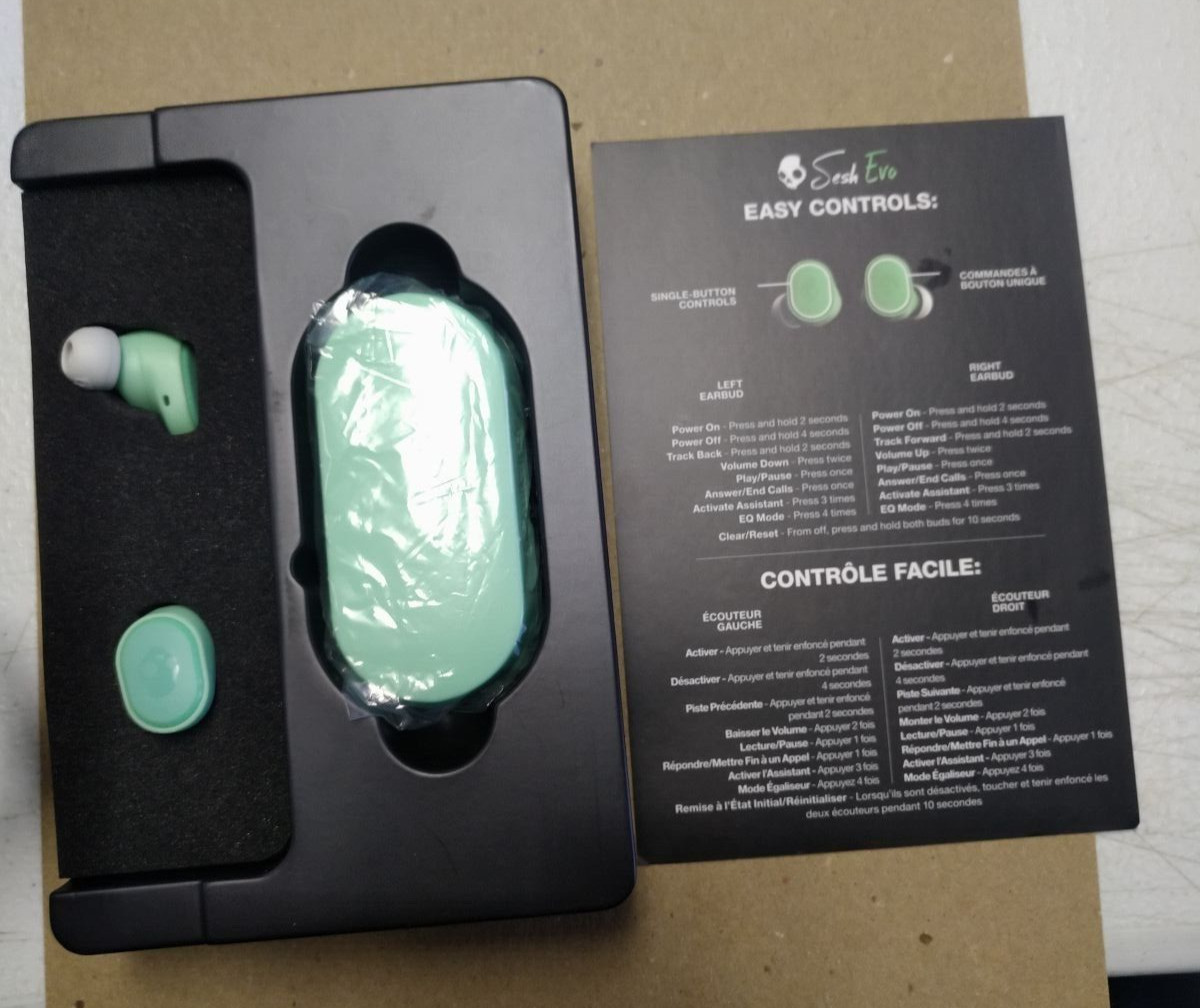 Skullcandy Sesh Evo True Wireless Bluetooth Headphones - Mint