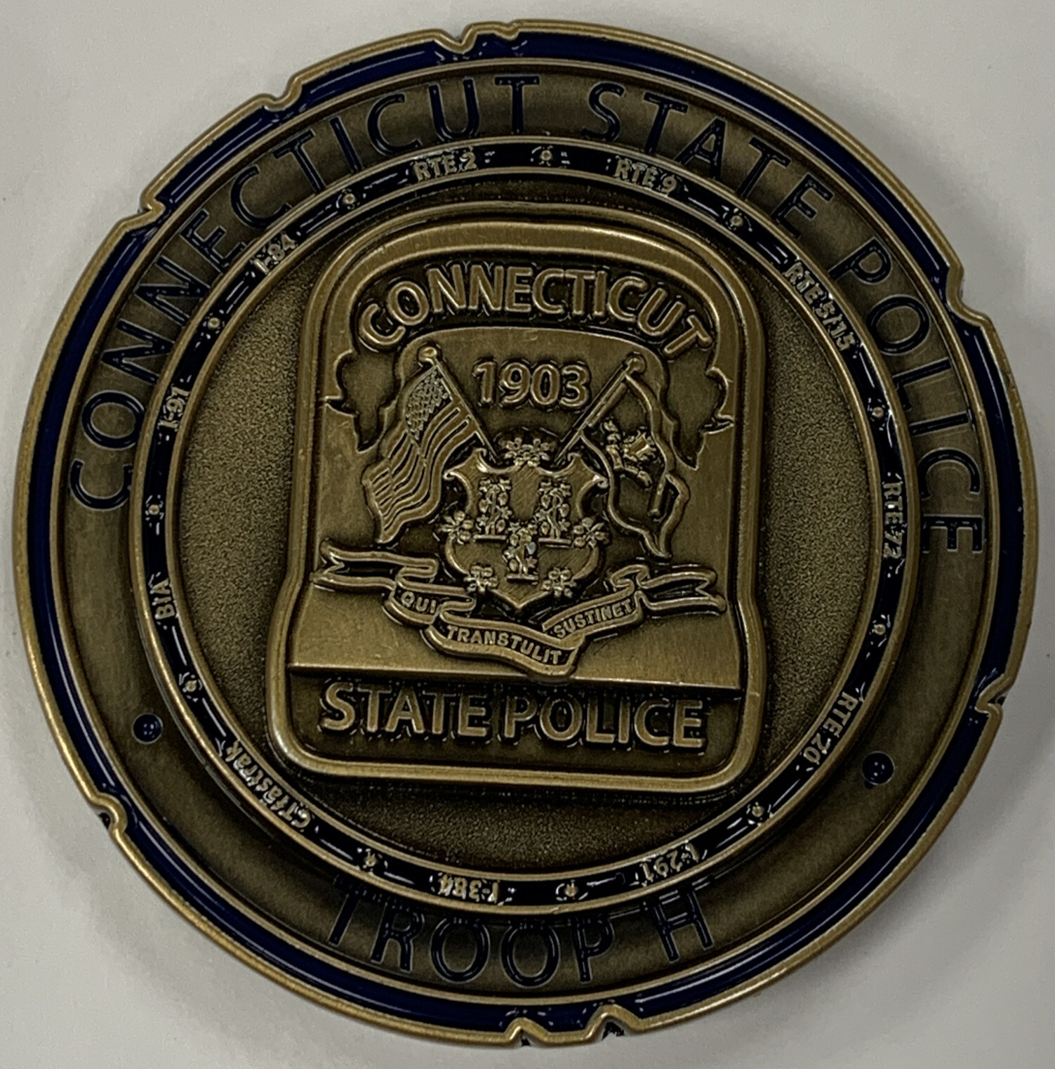 Connecticut State Police Troop H Challenge Coin