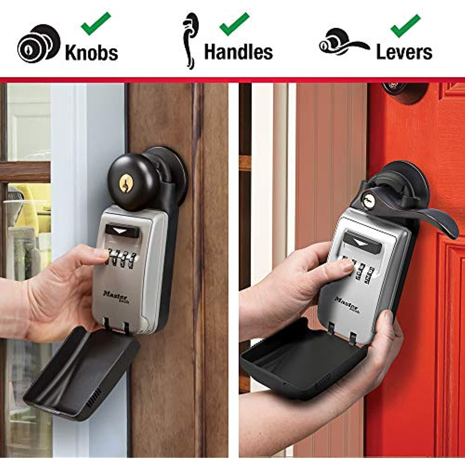 Master Lock 5420D Set Your Own Combination Portable Lock Box with Adjustable