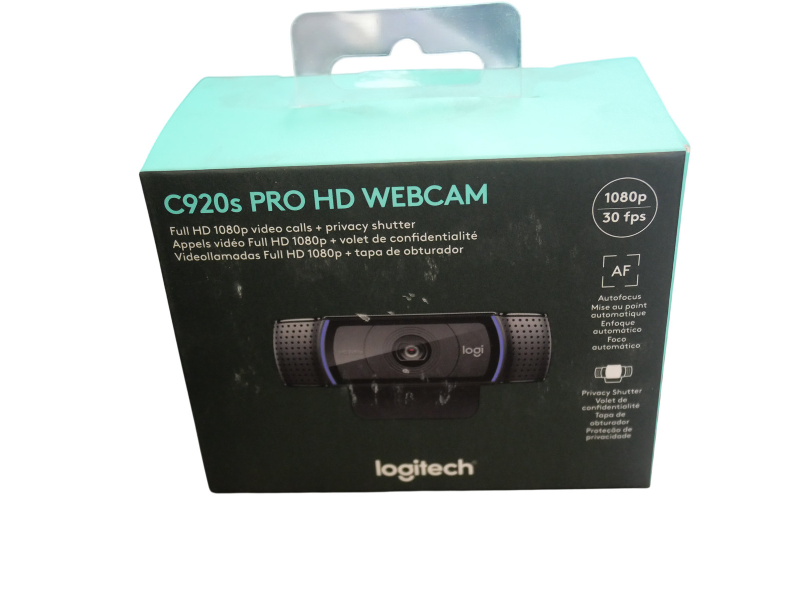 Logitech C920s Pro HD (1080p) Webcam - Open Box