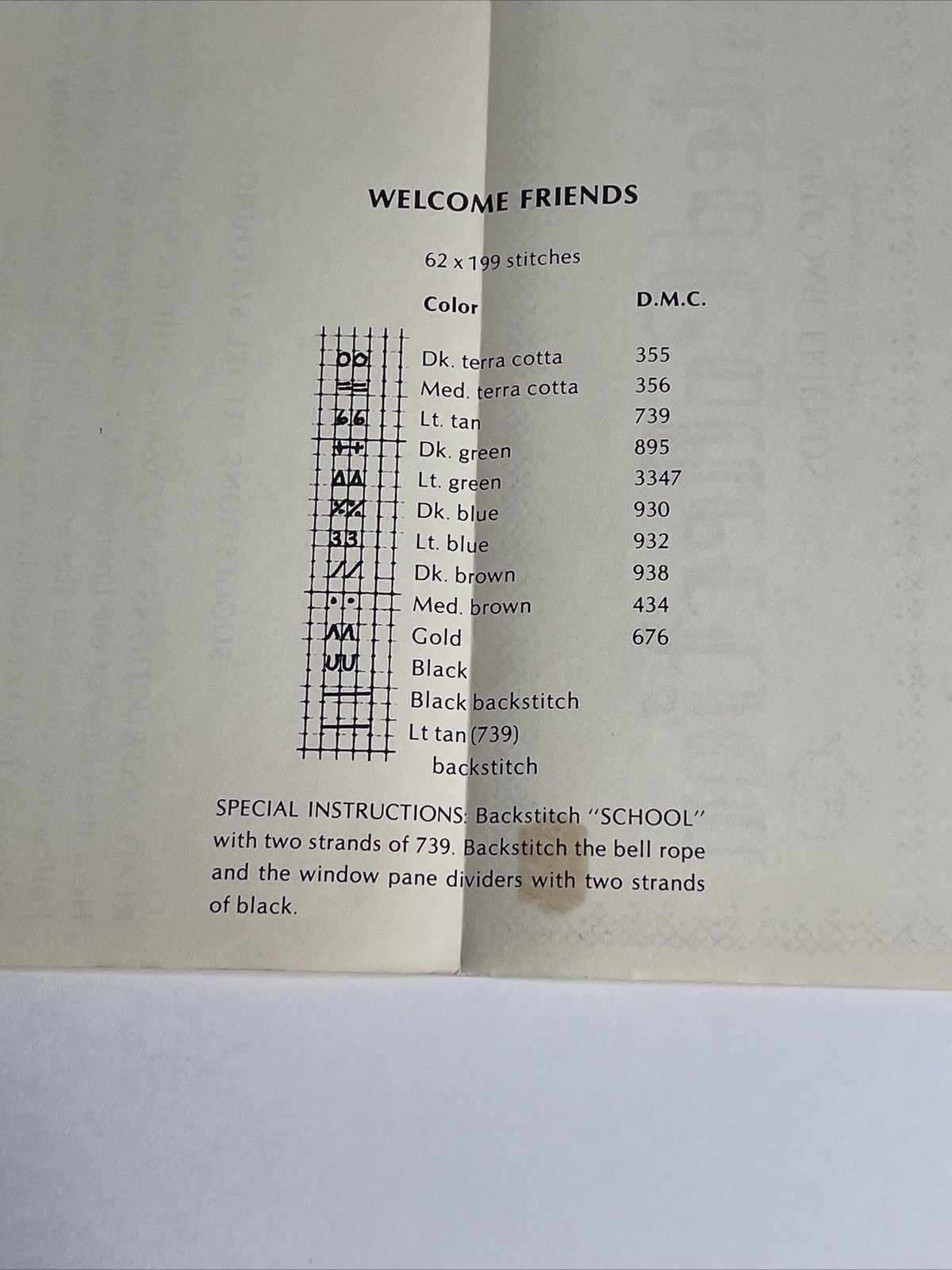 Pat Rogers Welcome Friends Cross Stitch Pattern