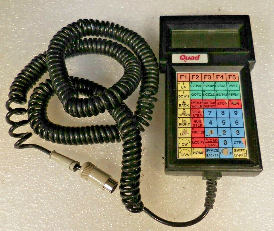 Quad Model 8045R2-1-PW Pick and Place Programming Terminals Controller