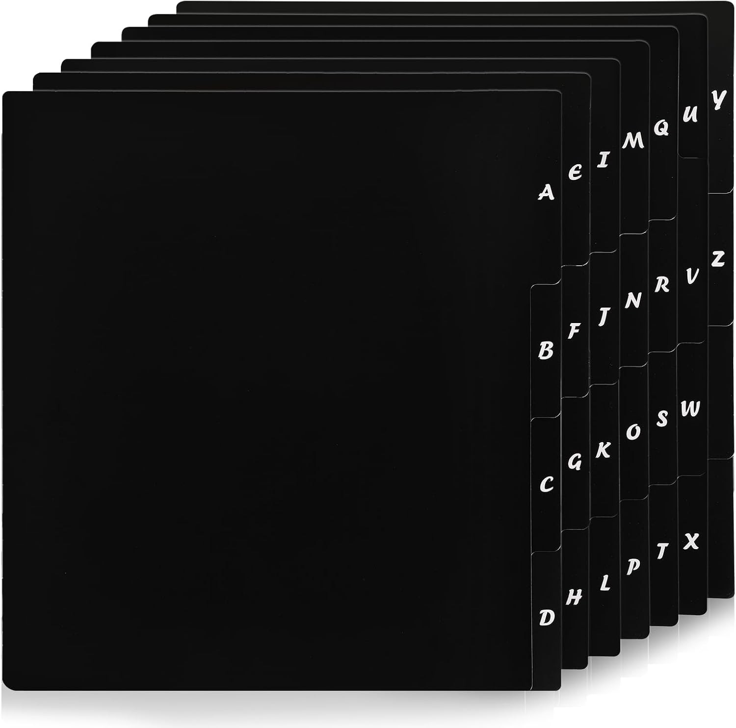 28Pcs Vinyl Album Divider Cuttable Alphabet File Dividers DVD Cd A-Z Record Orga