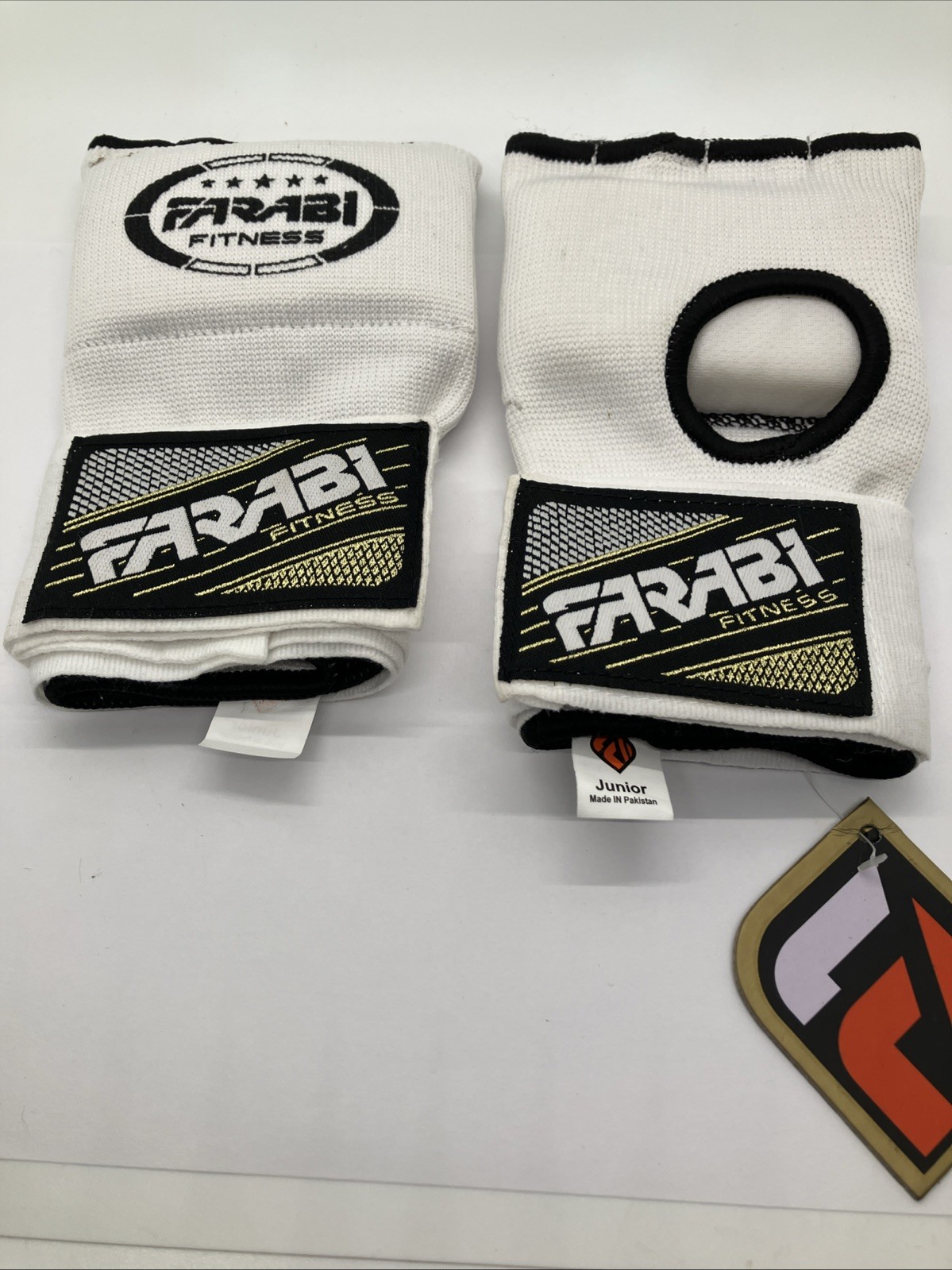 FARABI Kids Hybrid Boxing Inner Gloves Punching Boxing Gloves White