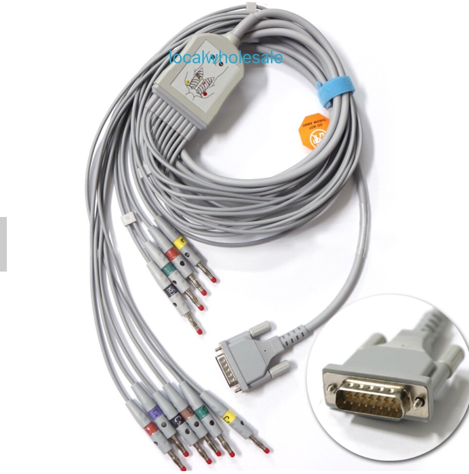 Welch Allyn 10 lead CP10/CP20 ECG EKG Cable Banana4.0