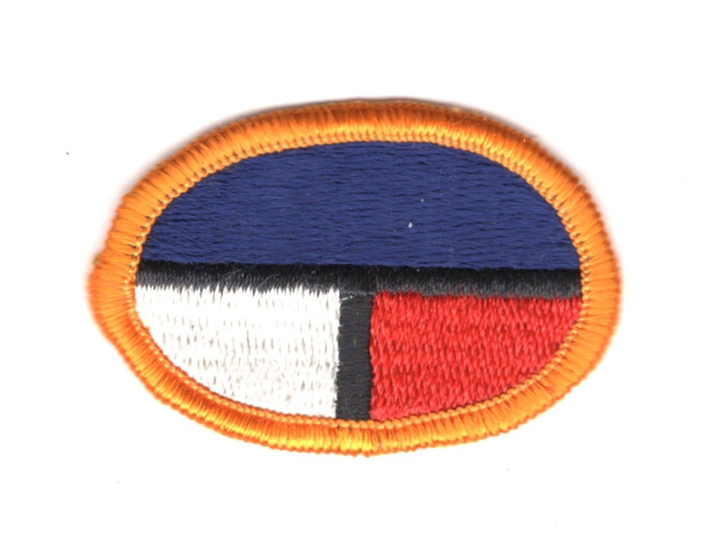 Army Airborne Oval Patch:  Special Operations Command Pacific - dark blue top