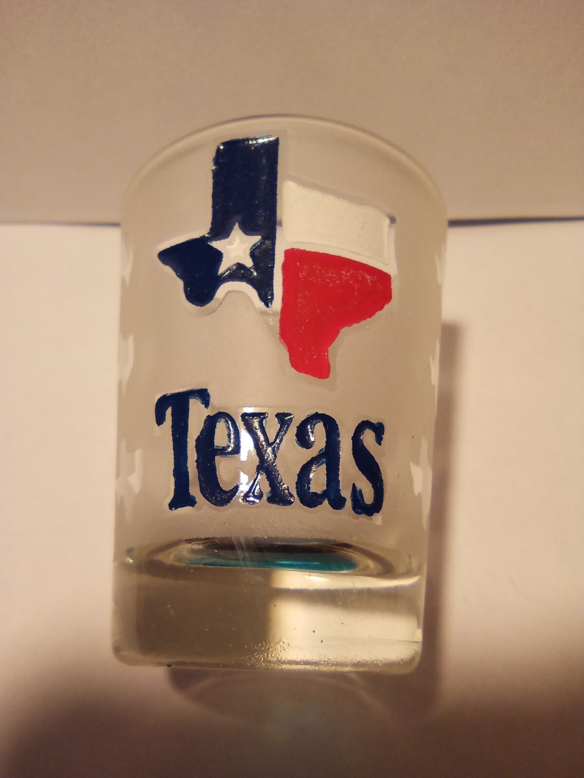 TEXAS STATE LOGO SHOT GLASS GREAT FOR ANY COLLECTION!