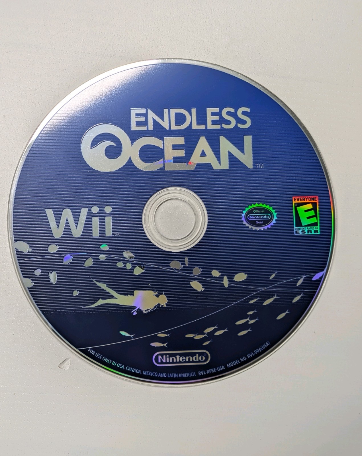 Endless Ocean (2008)  Nintendo Wii Game  Disc Only  Play Tested