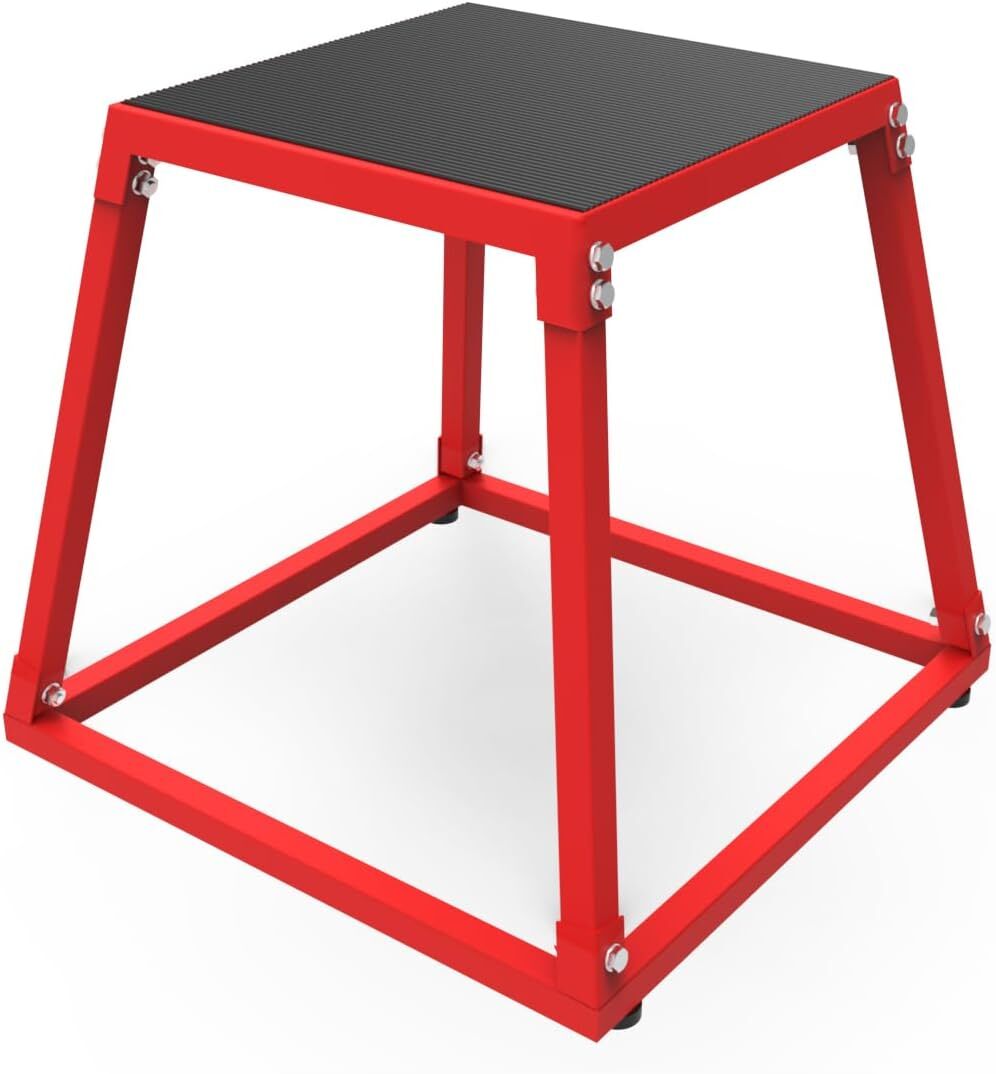 12/18/24/30in Plyometric Jump Box Fitness Exercise Plyo Box Step Cross Home Gym