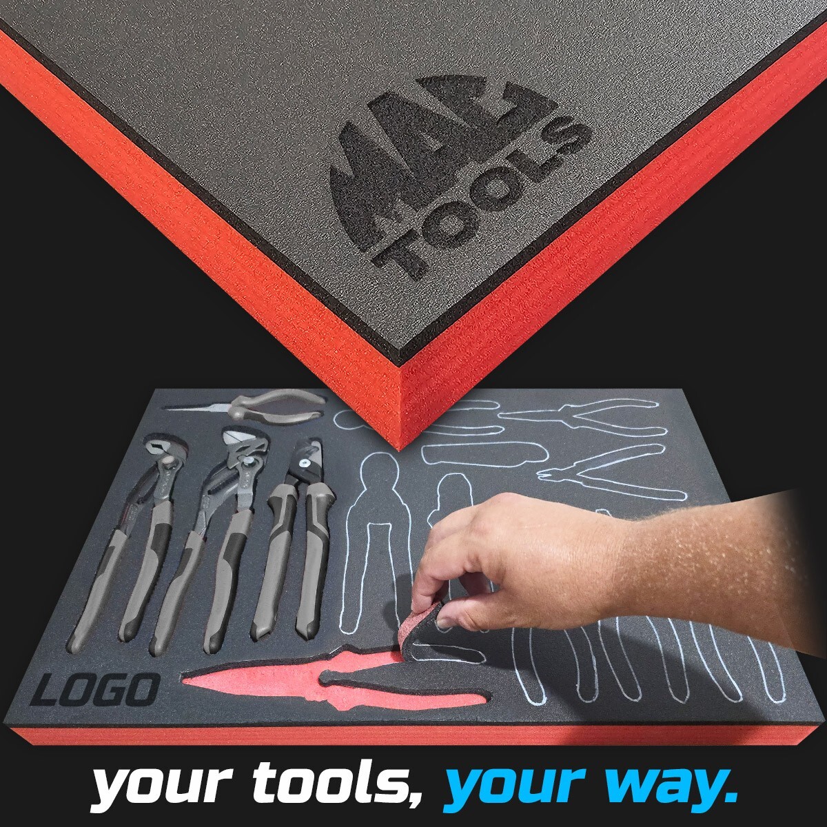 MAC TOOLS shadow foam tool tray insert storage organizer toolbox tool kit set