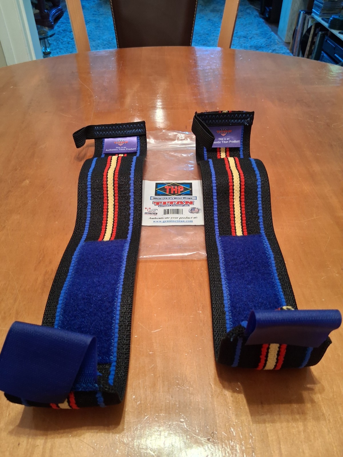 Weight Lifting THP Titan Series Wrist Straps (19.5) Inch