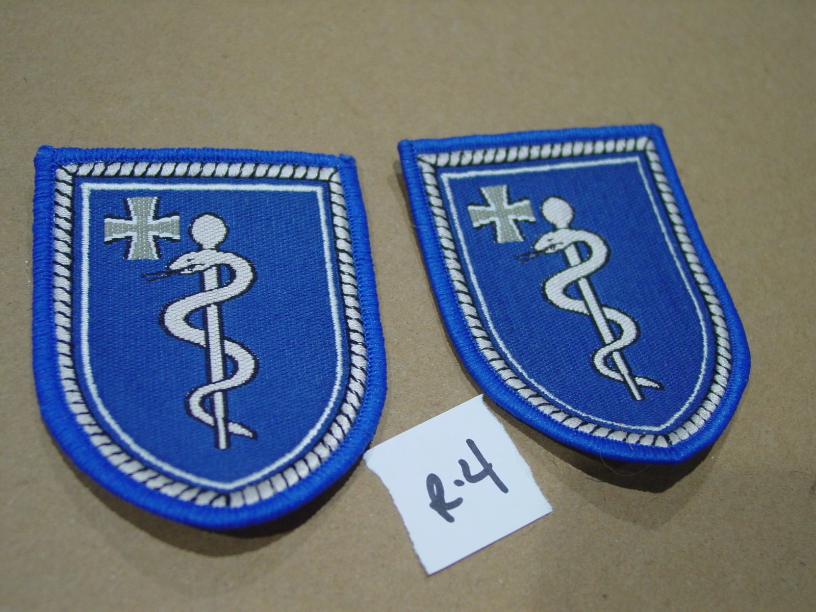West German Army Bundewehr Patch MEDICAL OFFICE CENTRAL COMMAND santitat HQ