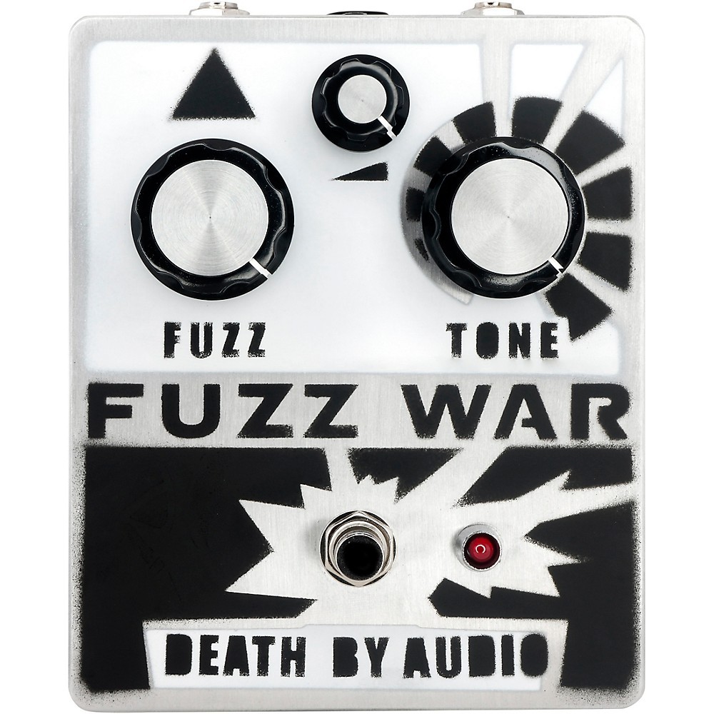 DEATH BY AUDIO Fuzz War Effects Pedal Silver