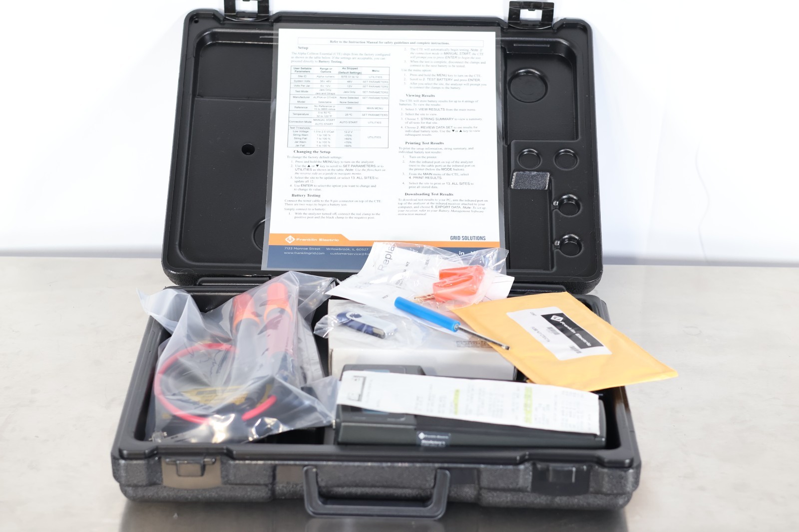 Midtronics Celltron ALPHA CTE-2200 AT Battery String Analyzer Tool Kit CTE2200