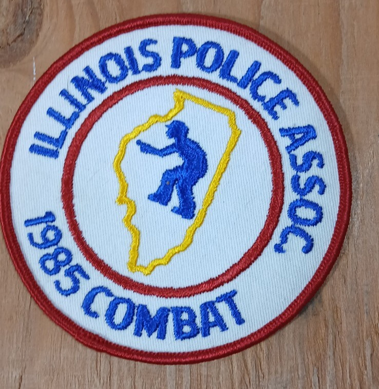RARE! Illinois Police Association 1985 Combat Patch