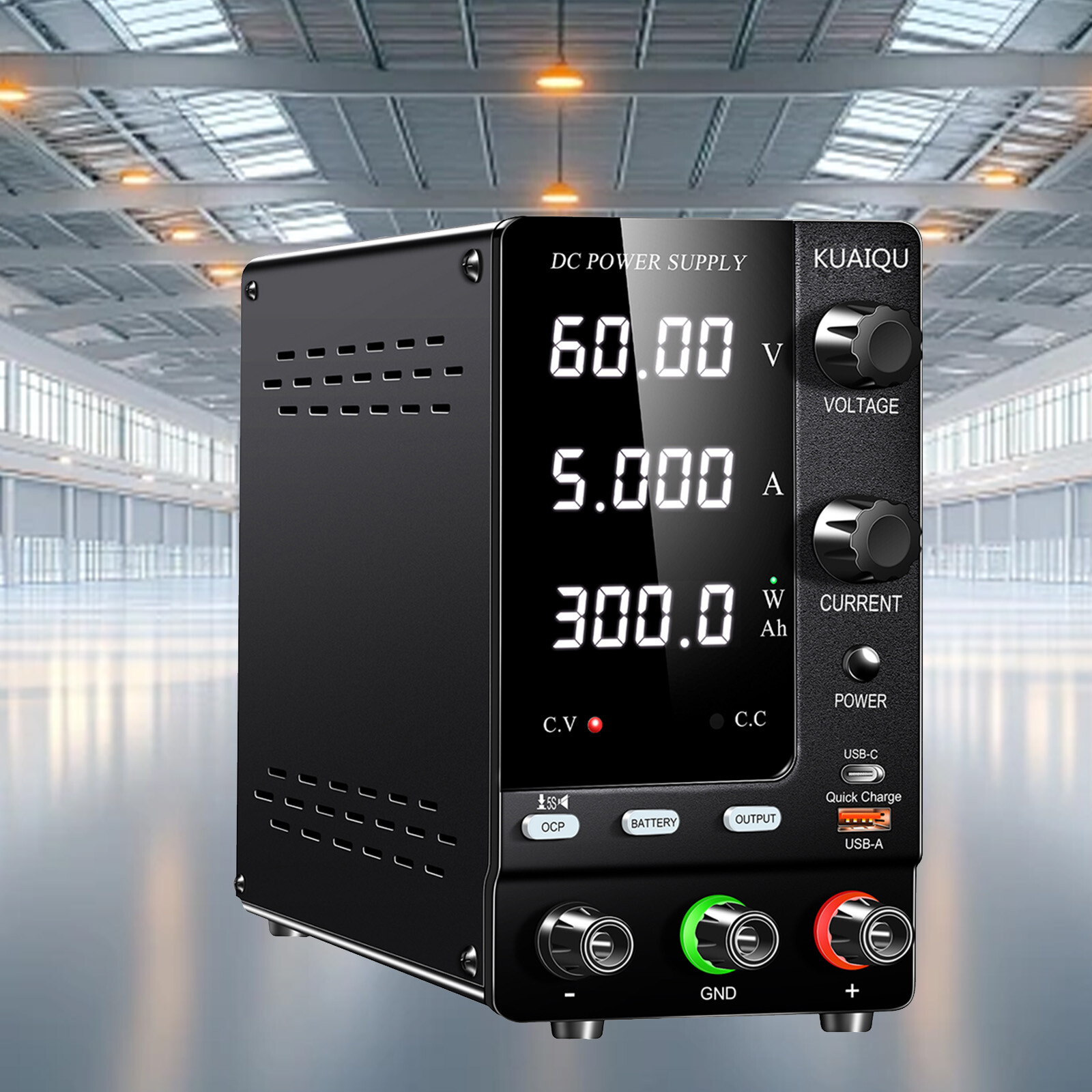 SPPS-C605C 60V 5A Digital Display Adjustable DC Stabilizer Power Supply USB NeMM