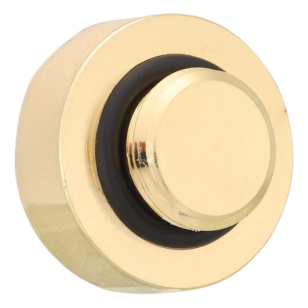 Gold Metal Reservoir Stop Plug Fitting for PC Computer Water Cooling System