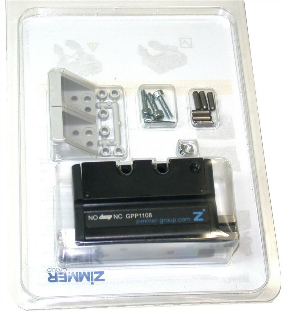 Up To 3 New Zimmer 2-Jaw Parallel Grippers 8mm Stroke per Jaw GPP1108