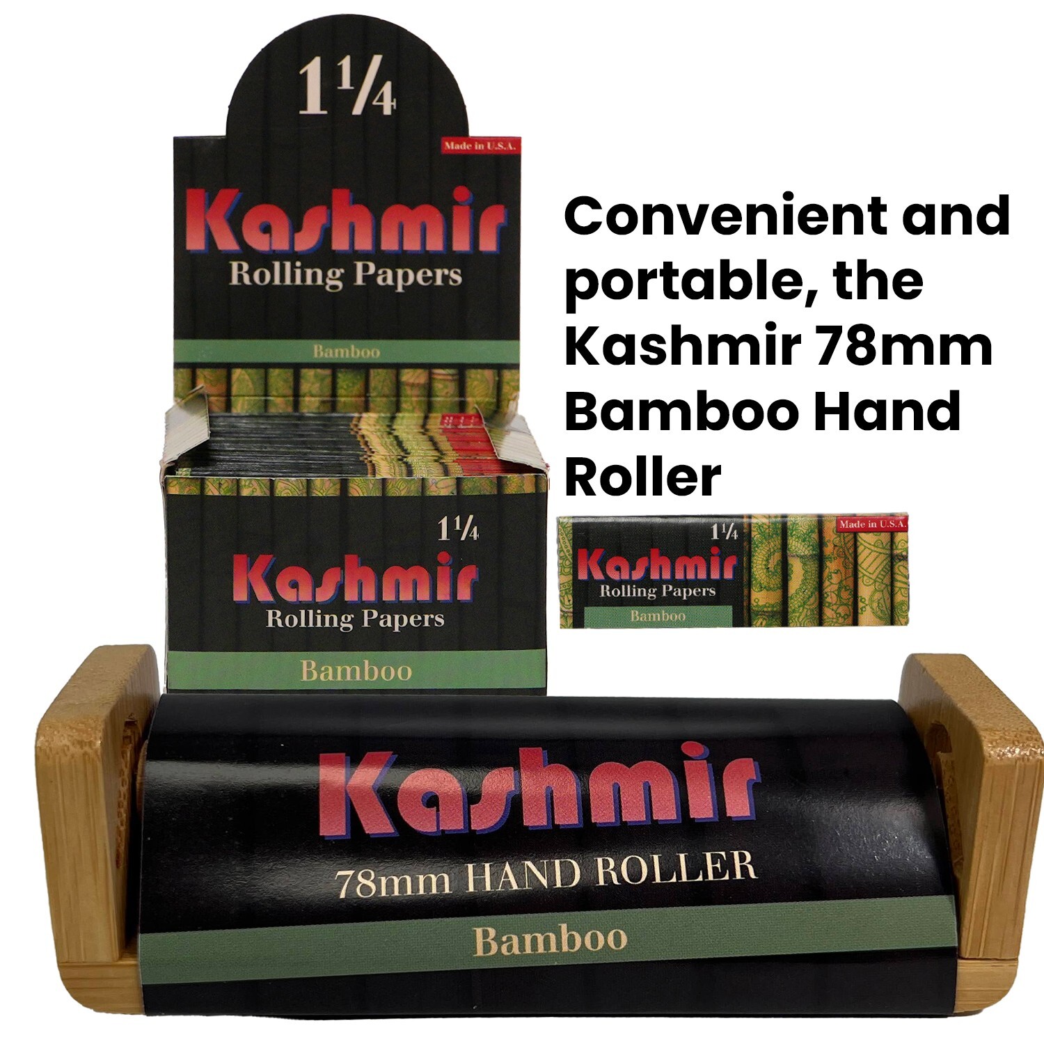 Rolling Papers Machine | Bamboo Hand Roller for rolling papers pack of 3