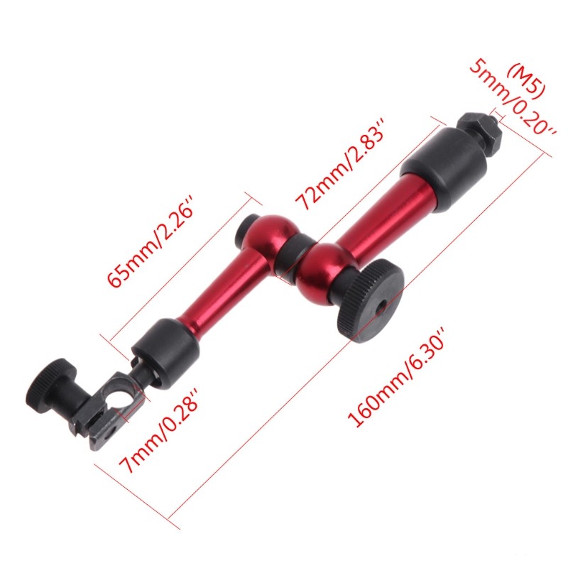Dial Test Indicator Tool Flexible Metal Base Holder Stand Practical
